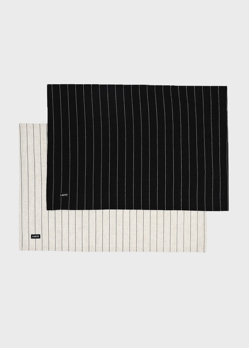 Linen Stripe Table Mat 2p Set