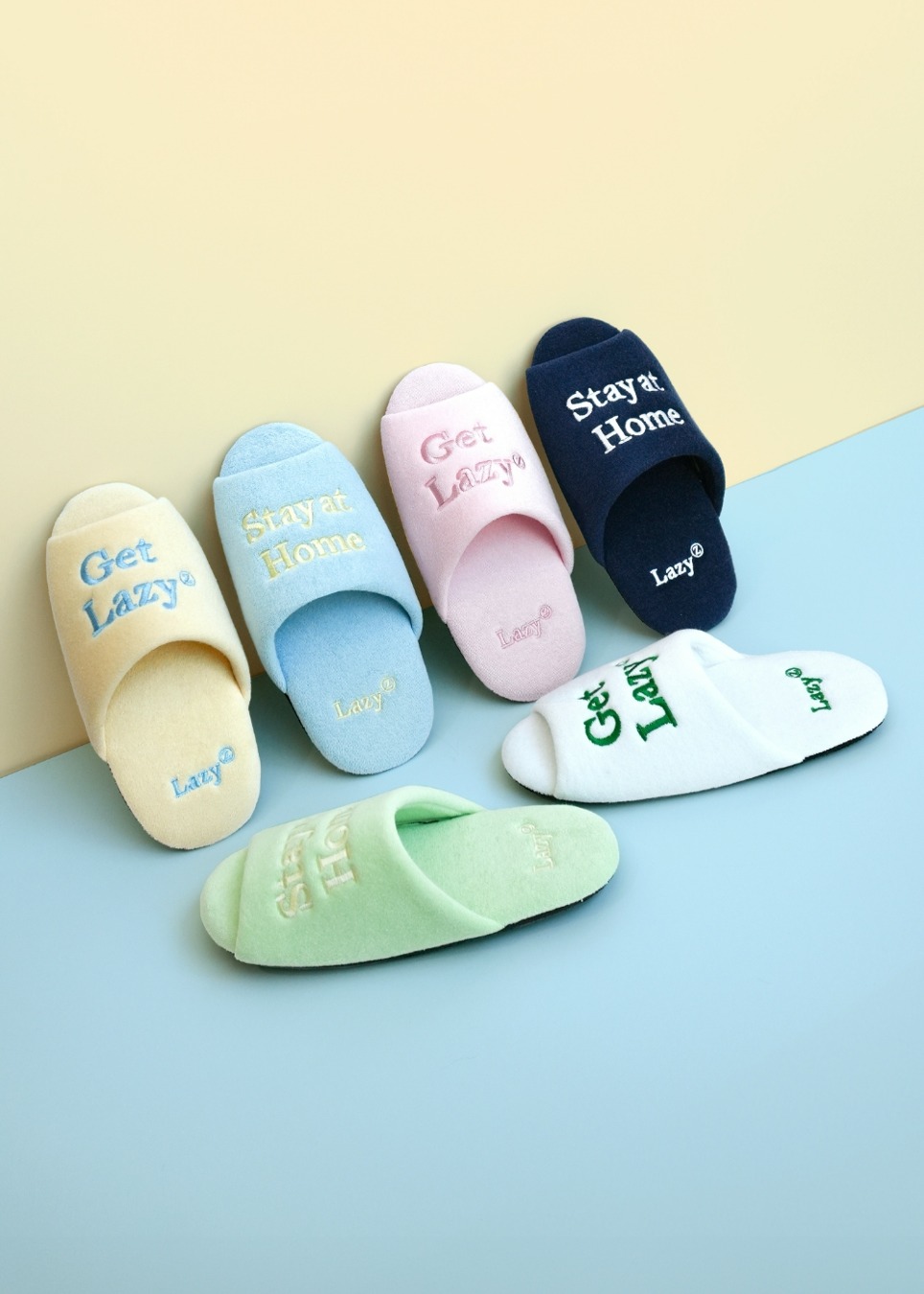 [NEW핑크출시] Stay Open Toe Room Shoes 6Colors